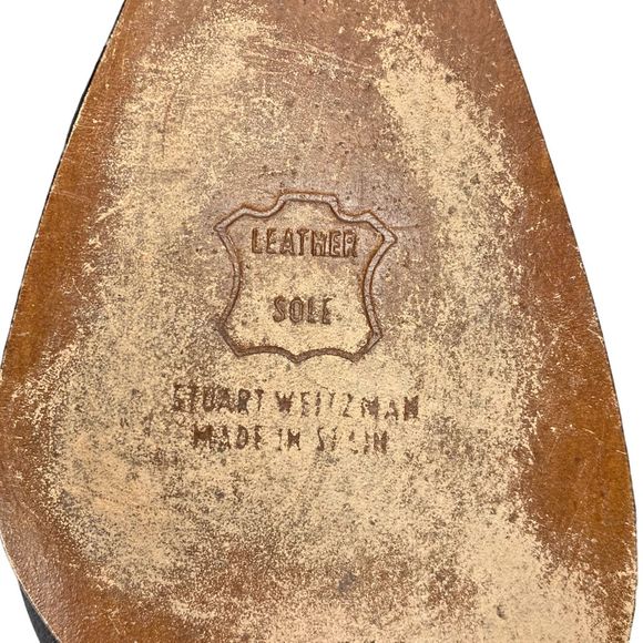 Vintage Stuart Weitzman Black Crystal Embellished D'orsay Style Guipure Heels - Picture 12 of 12